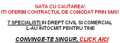 Contract de comodat