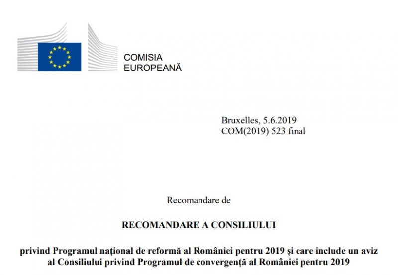 5 recomandari pentru romania consiliul ue comisia
