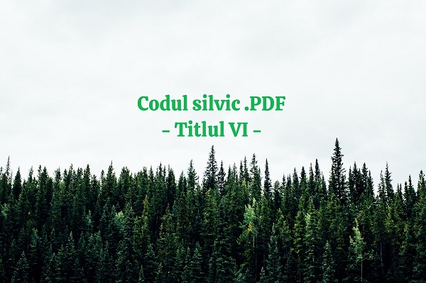 Codul Silvic actualizat 2022 - Titlul VI