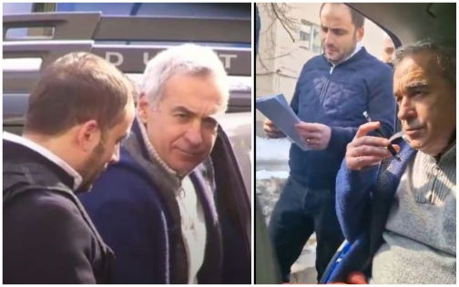 VIDEO - Filmare din masina cu Calin Georgescu, ridicat de politie. Discutiile cu politia si avocatul lui