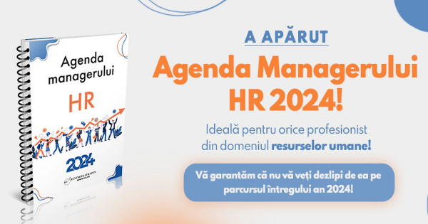 Cadou ideal pentru persoanele din domeniul HR: Agenda Managerului HR 2024