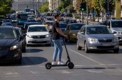 Reguli noi in trafic: modificarea din Codul rutier care ii vizeaza pe toti utilizatorii de trotinete electrice